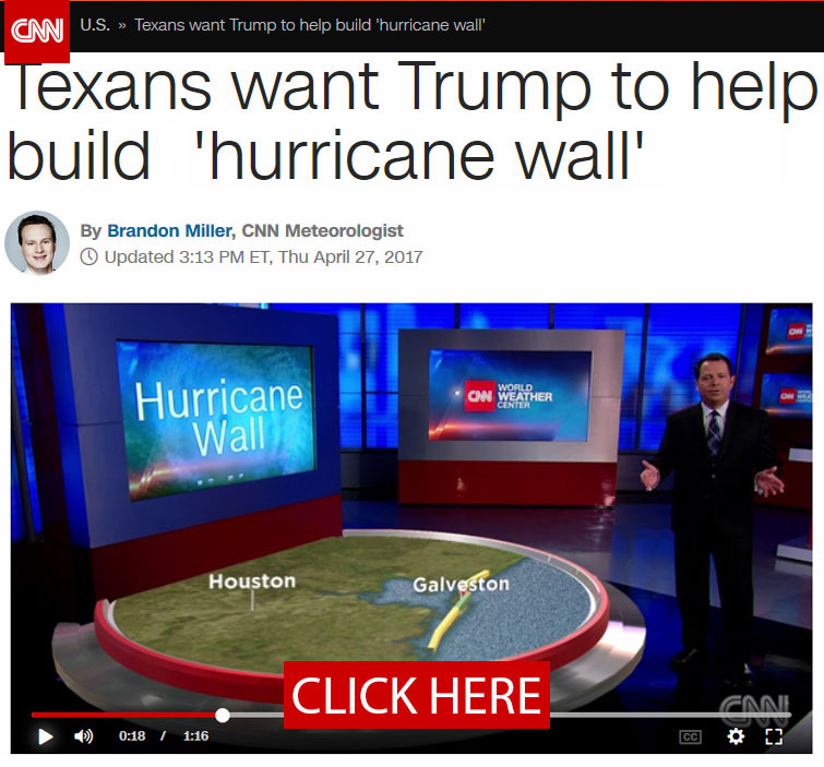 CNN - Texans want Trump to help build 'hurricane wall'
