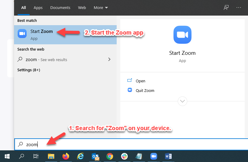 please install zoom client for meetings on your computer
